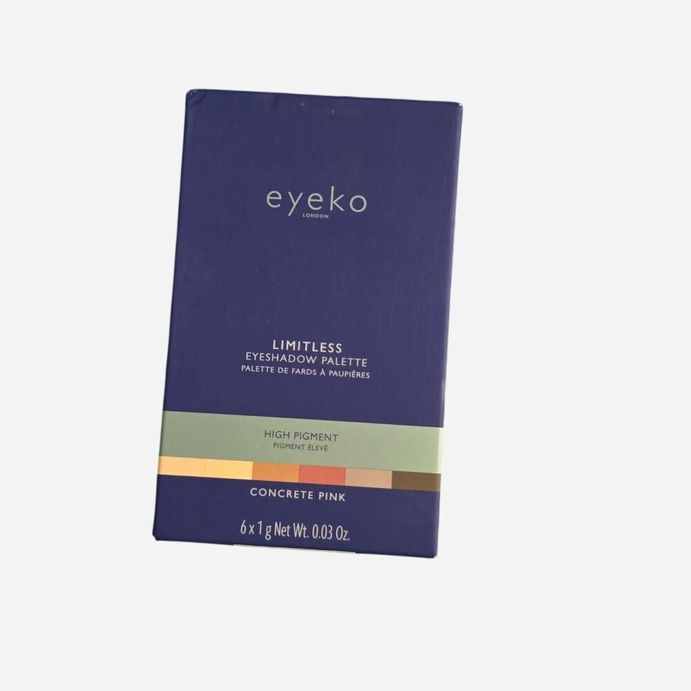 New Eyeko London Limitless Eyeshadow Palette - Concrete Pink (NIB)